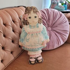 1940's Vintage Doll girly pillow decoration